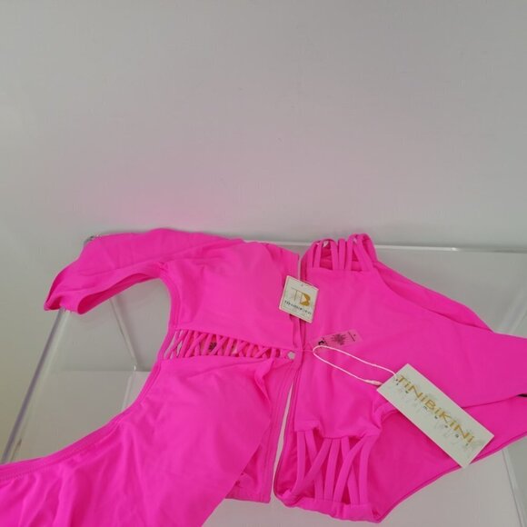 Tini  Bikini Hot Pink Bikini Set - Picture 2 of 3